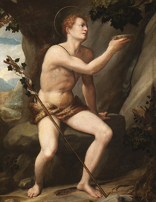 Saint John the Baptist, 1570, Alessandro Allori