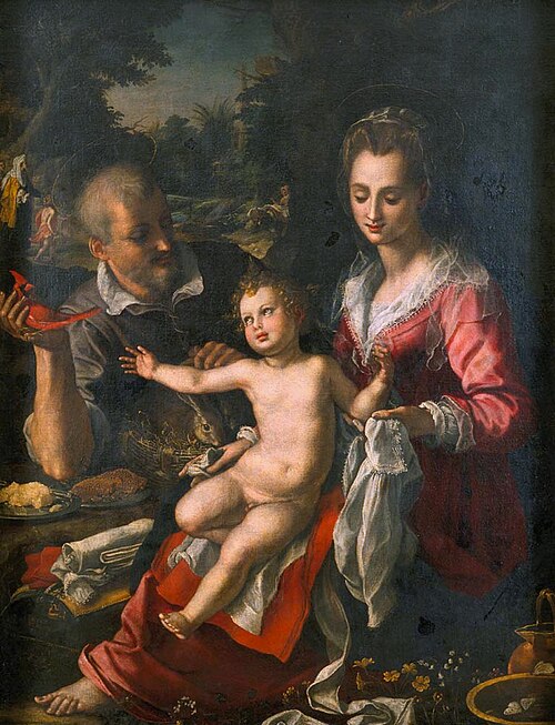 La Sainte Famille, 1602, Alessandro Allori