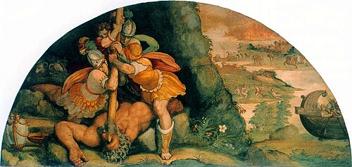 The Blinding of Polyphemus, 1580, Alessandro Allori