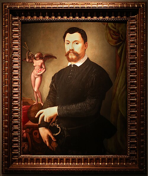 Porträt des Tommaso de' Bardi, , Alessandro Allori