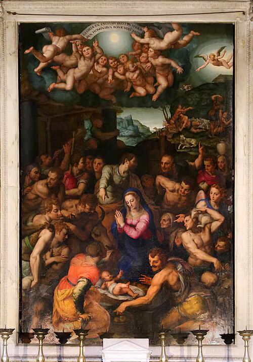 Nativité, , Alessandro Allori