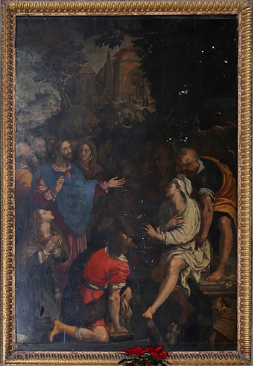 Resurrection of Lazarus, 1594, Alessandro Allori