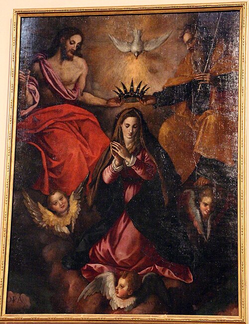 Le Couronnement de la Vierge, 1606, Alessandro Allori