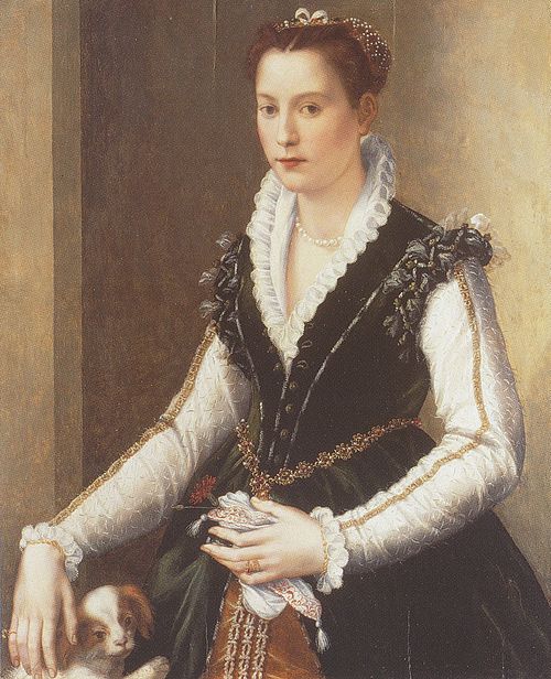 Isabella de' Medici Orsini with a Dog, 1560, Alessandro Allori