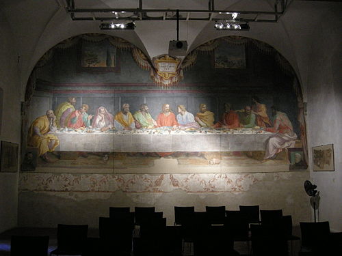Last Supper by Alessandro Allori, 1582, Alessandro Allori