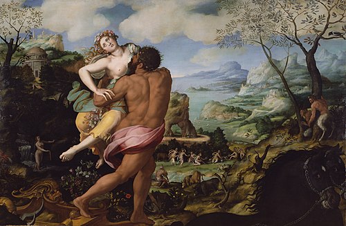 rapt de Perséphone, 1570, Alessandro Allori