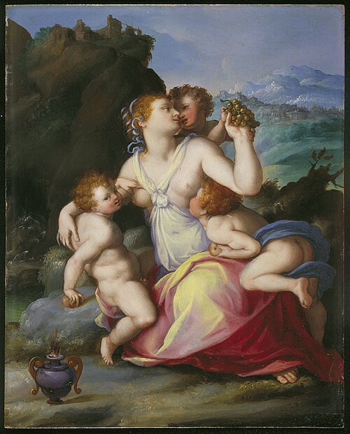 Charity, 1560, Alessandro Allori