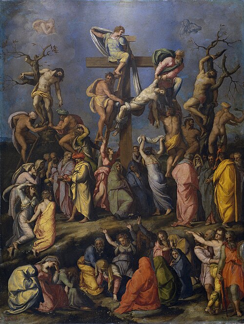 Descent from the Cross, 1550, Alessandro Allori