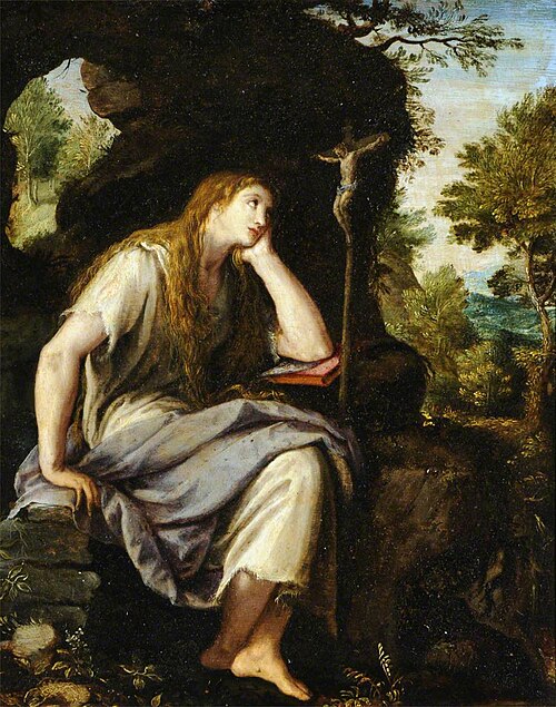 The Penitent Magdalen in the Wilderness, 1581, Alessandro Allori