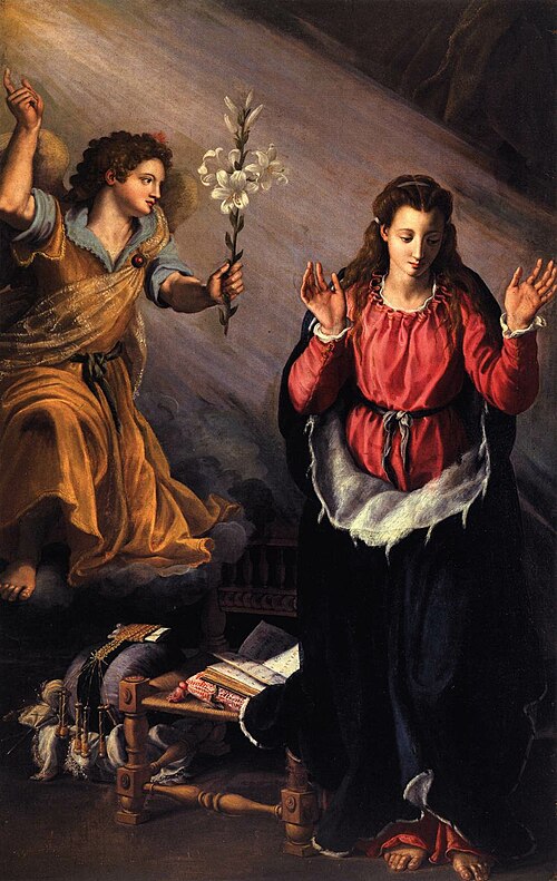 The Annunciation, 1603, Alessandro Allori