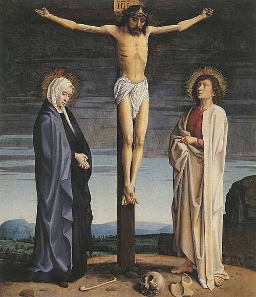 De kruisiging (het Cervara-Altaar), 1506, Gérard David