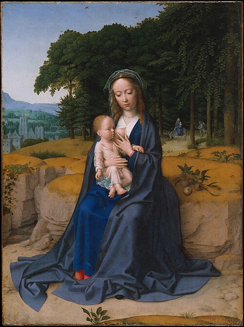 Le Repos pendant la fuite en Égypte, 1513, Gérard David
