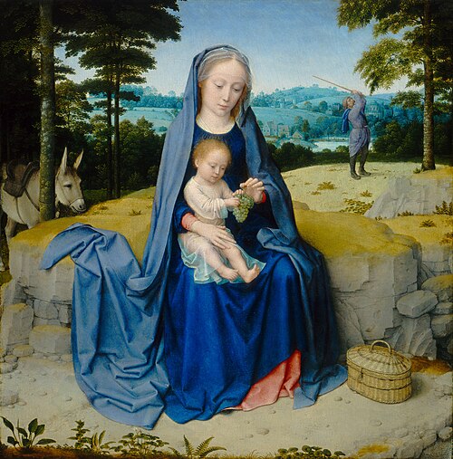 La fuite en Egypte, 1510, Gérard David
