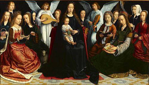 Vierge entre les vierges, 1509, Gérard David