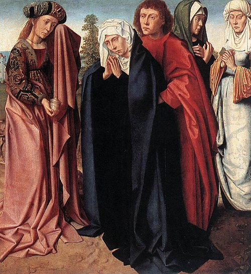 The Holy Women and Saint John at Golgotha, 1482, Gérard David