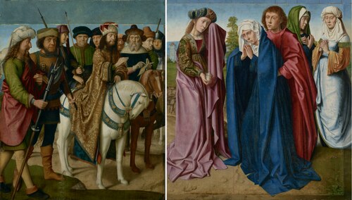 Christ Nailed to the Cross, 1480, Gérard David