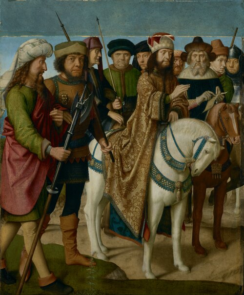 Pilate's Dispute with the High Priest, 1482, Gérard David