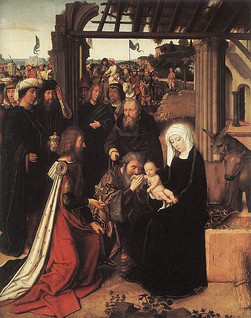 L'Adoration des Mages., 1490, Gérard David