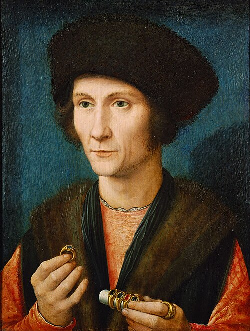 Portrait of a Goldsmith, 1500, Gérard David