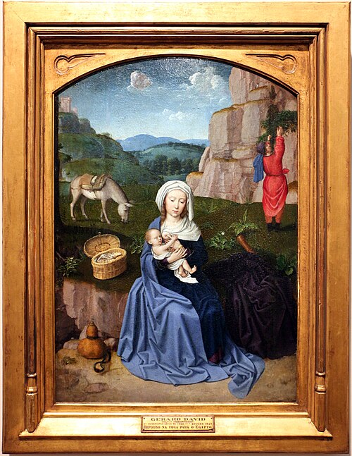 Rest on the Flight into Egypt, 1501, Gérard David