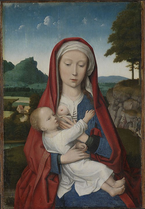 Madonna lactans, 1515, Gerard David