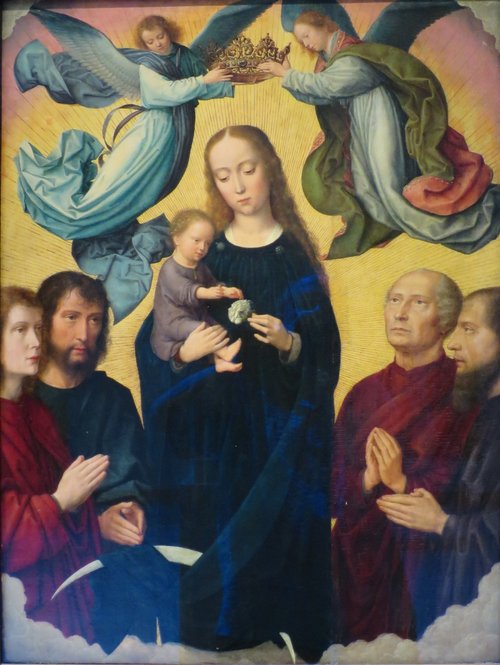 Coronation of the Virgin, Maria in Sole, 1520, Gerard David