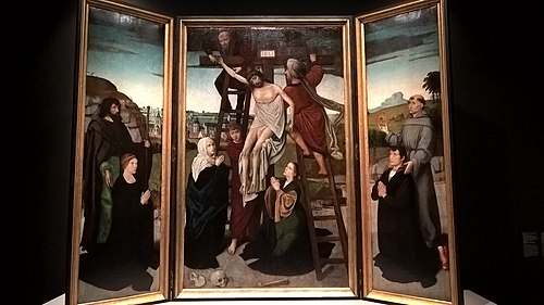 Triptych of the Descent of the Cross, 1520, Gerard David