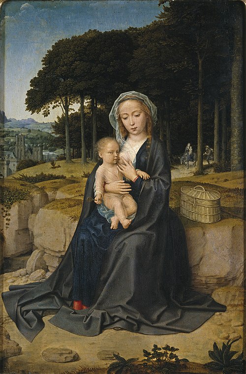 Rest on the Flight into Egypt, 1515, Gerard David