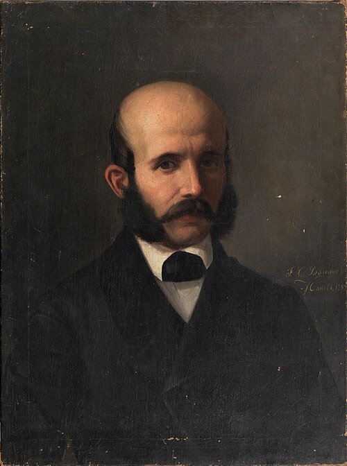 Retrato de caballero, 1853, Francisco Cabral y Aguado Bejarano