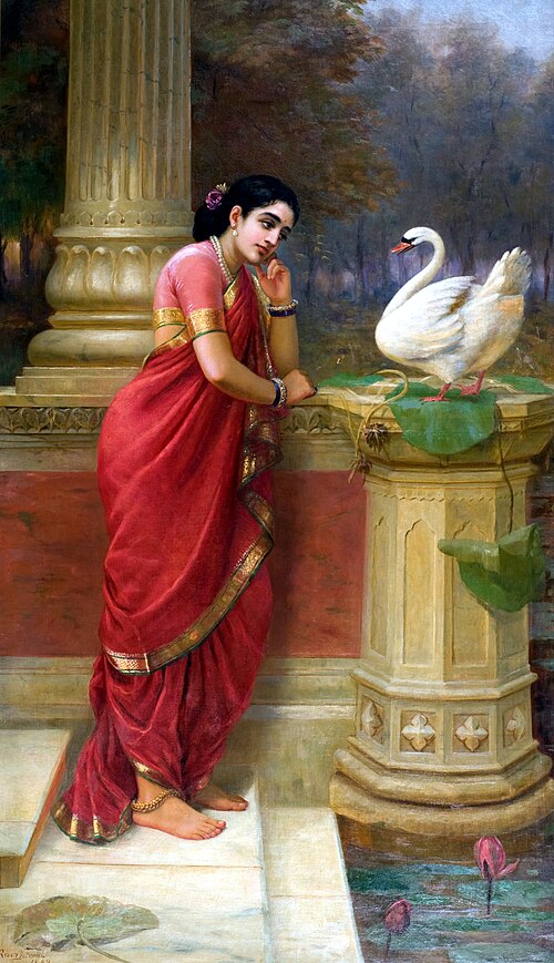 Hamsa Damayanti, 1899, Ravi Varmâ
