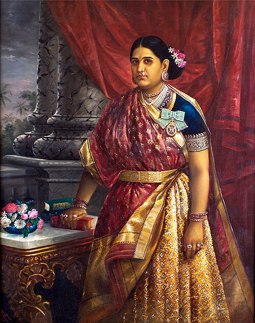 Maharani Lakshmi Bayi, 1883, Ravi Varmâ