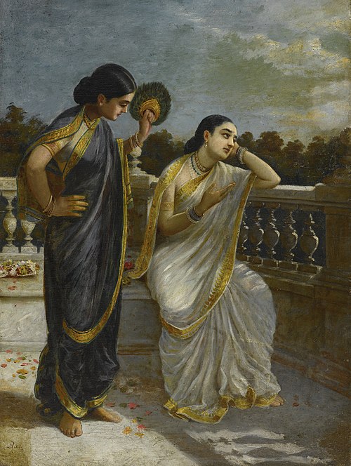 Damayanti (Untitled), 1900, Ravi Varmâ