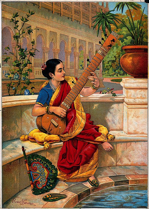 Kadambari, 1910, Ravi Varmâ