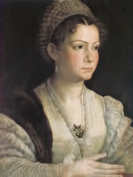 Portrait d'une dame, 1549, Nicolò dell'Abbate