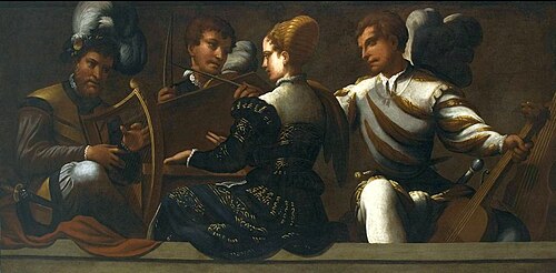 Le concert., 1540, Nicolò dell'Abbate