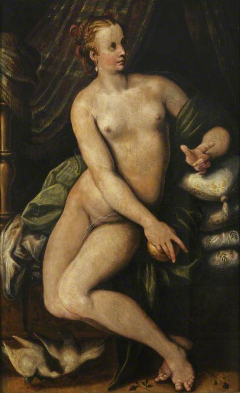 Venus Seated, , Nicolò dell'Abbate