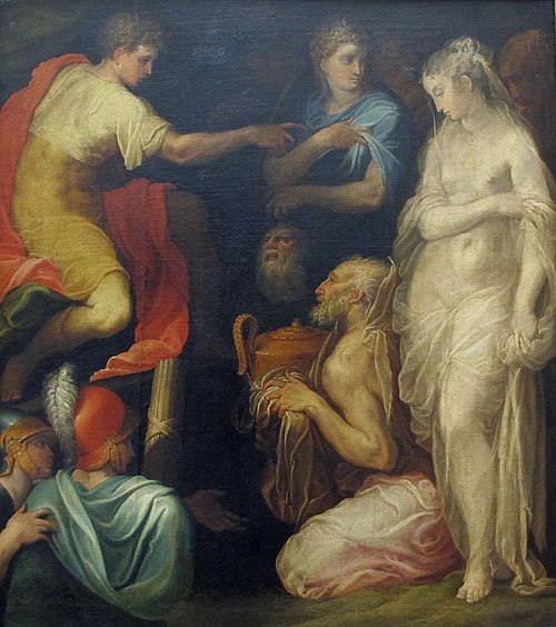 La Continence de Scipion, 1555, Nicolò dell'Abbate