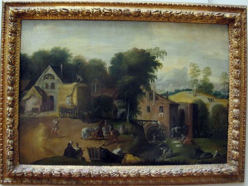 Le Vannage du grain, 1565, Nicolò dell'Abbate