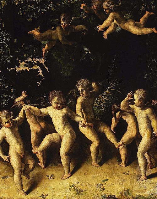 Danse des Amours., 1600, Nicolò dell'Abbate