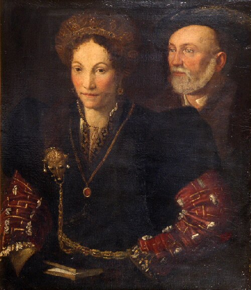 Portrait de deux époux, 1530, Nicolò dell'Abbate