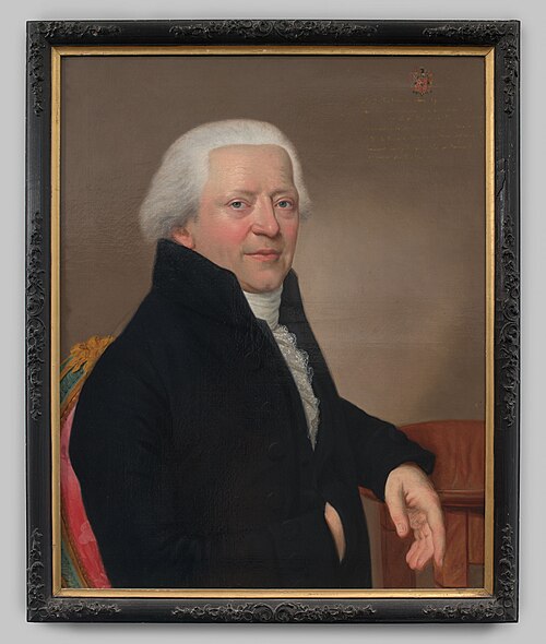 Portrait of Johan Frederik Willem baron van Spaen (1746-1827), 1812, Narcisse Garnier
