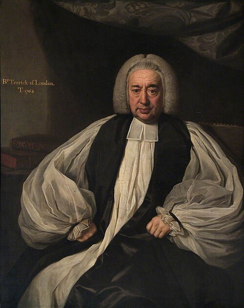 Richard Terrick (1710–1777), Bishop of London, 1764, Nathaniel Dance-Holland