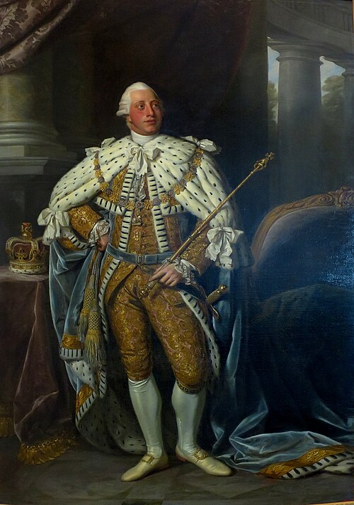 Portrait of George III, 1773, Nathaniel Dance-Holland