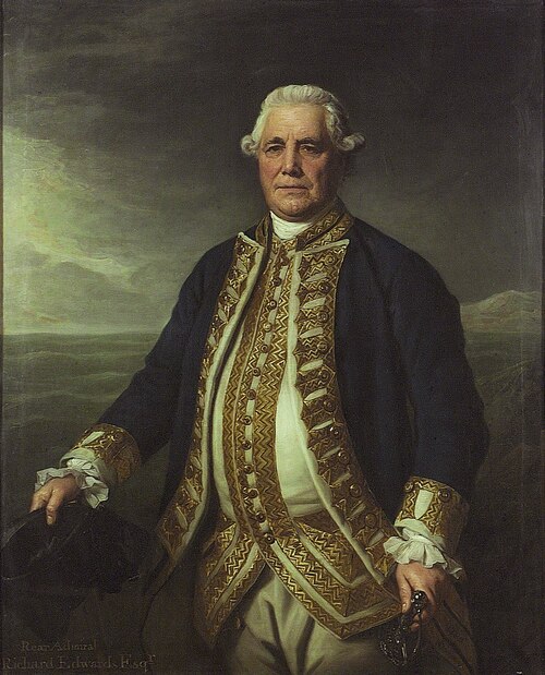Admiral Richard Edwards, d.1794, 1780, Nathaniel Dance-Holland