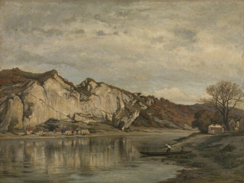 Rocher de Frêne near Profondeville, 1872, Théodore Baron