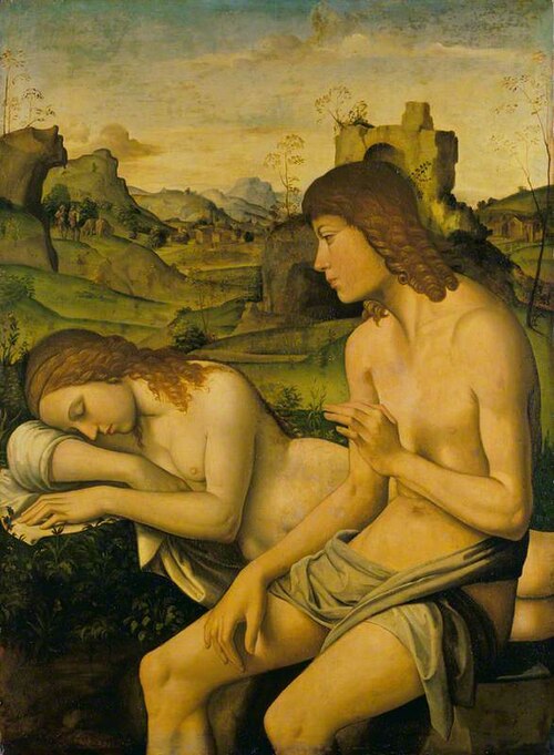 An Idyll: Daphnis and Chloe, 1501, Niccolò Pisano