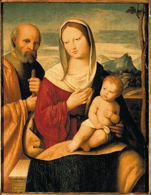 La Sainte Famille, 1500, Niccolò Pisano