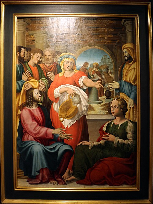 cristo in casa di marta e maddalena, , Nicola Filotesio