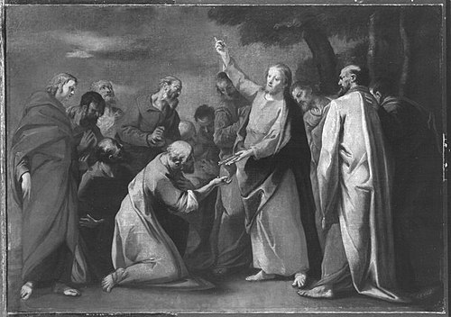 Schlüsselübergabe an Petrus, , Nicola Grassi