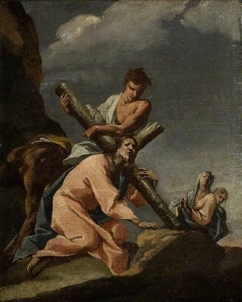 Christ falling under the Cross, 1731, Nicola Grassi